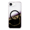 Onegif Apple İphone 17e Lotus Simli Magsafe Kapak - Siyah
