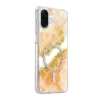 Onegif Samsung Galaxy A07 4g Lotus Simli Magsafe Kapak - Turuncu