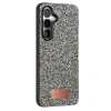 Onegif Samsung Galaxy S25 Bright Simli Kapak - Gold