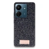 Onegif Xiaomi Redmi 13c Bright Simli Kapak - Siyah