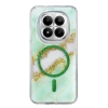 Onegif Xiaomi Redmi Note 15 Pro Plus 5g Lotus Simli Magsafe Kapak - Yeşil