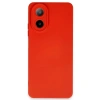 Oppo A38 Kılıf Nano İçi Kadife Silikon - Kırmızı