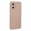 Oppo A96 Kılıf Nano İçi Kadife Silikon - Pudra