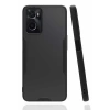 Oppo A96 Kılıf Platin Silikon - Siyah