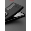 Oppo Find X2 Kılıf Range Yüzüklü Silikon - Siyah