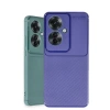 Oppo Reno 11f Kılıf Auto Focus Karbon Kapak - Koyu Yeşil