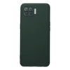 Oppo Reno 4 Lite Kılıf Nano İçi Kadife Silikon - Koyu Yeşil