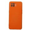 Oppo Reno 4 Lite Kılıf Nano İçi Kadife Silikon - Turuncu