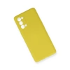 Oppo Reno 5 Kılıf Nano İçi Kadife Silikon - Sarı