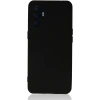 Oppo Reno 6 Kılıf Nano İçi Kadife Silikon - Siyah