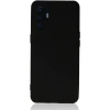 Oppo Reno 6 Kılıf Nano İçi Kadife Silikon - Siyah