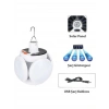 P-038 Solar Güneş Enerji Ve Usb Sarjli 5 Kanatlı