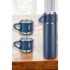 Paslanmaz Çelik 3’lü Termos Seti Vakumlu Ve 8 Saat Isı Koruma