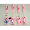 Pembe Panter Silikon Anahtarlık Alk4271