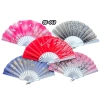 Plastik Kumaş Yelpaze 12li Karışık Ob-049