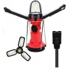 Polizei P-8801 Şarjlı Katlanabilir 3xcob Led+ 3w Led Çok Fonksiyonlu Kamp Feneri