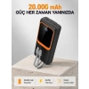 Powerbank 20000 Mah 22.5w Hızlı Şarjlı Ve Kompakt Çoklu Kablo Çıkışlı