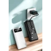 Powerbank 20.000 Mah Dijital Göstergeli Lcd Ekran Uzun Pil Ömrü