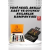 Powerbank Kulaklık Ve 7 Kordonlu Akıllı Saat Çoklu Şarj Girişi Bluetooth Bağlantılı