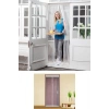 Pratik Manyetik Mıknatıslı Beyaz Kapı Pencere Sineklik Tülü 115 X 210 Cm