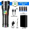 Pro F-3002 Alüminyum Tg Led Gece Şeritli Type-c Şarjlı El Feneri