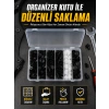 Profesyonel Oto Klips Tamir Seti 6 Farklı Model Plastik Sabitleme Pimi Organizer Kutulu