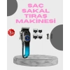 Profesyonel Saç Kesme Makinesi – 2000 Mah Şarjlı, Lcd Ekranlı