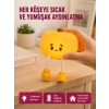 Pumpkin Led Night Light Dokunmatik Şarjlı Silikon Gece Lambası Yeni Nesil