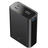 Pw501 20.000 Mah Dijital Göstergeli 2 Adet 45w Type-c Ve 22.5w Usb Çıkışlı Şarj Pd Hızlı Şarj Powerbank - Siyah