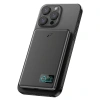 Pw595 5.000 Mah Dijital Göstergeli 20w Type-c Ve 15w Kablosuz Şarj Pd Hızlı Şarj Magsafe Powerbank - Siyah