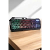 Q Klavye Rgb Işıklı Klavye Ve Mouse Seti Kablolu Mouse Hediyeliş