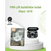Q10 Bluetooth Kulaklık – Hafif, Şık Tasarım, Güçlü Pil Ve Net Çağrı Kalitesi