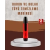 Raks Leo Burun Kulak Tüy Alma Makinesi 45 Dk Şarj Süreli Kırmızı
