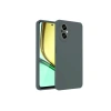 Realme 12 Lite Kılıf First Silikon - Koyu Yeşil