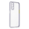 Realme 7 Kılıf Miami Şeffaf Silikon - Lila