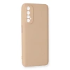 Realme 7 Kılıf Nano İçi Kadife Silikon - Pudra
