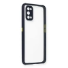 Realme 7 Pro Kılıf Miami Şeffaf Silikon - Lacivert
