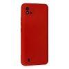 Realme C11 2021 Kılıf Nano İçi Kadife Silikon - Kırmızı