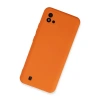 Realme C11 2021 Kılıf Nano İçi Kadife Silikon - Turuncu