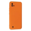 Realme C11 2021 Kılıf Nano İçi Kadife Silikon - Turuncu