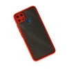 Realme C25 Kılıf Montreal Silikon Kapak - Kırmızı