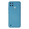 Realme C25y Kılıf Nano İçi Kadife Silikon - Mavi