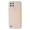 Realme C25y Kılıf Nano İçi Kadife Silikon - Pudra