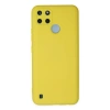 Realme C25y Kılıf Nano İçi Kadife Silikon - Sarı