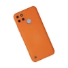 Realme C25y Kılıf Nano İçi Kadife Silikon - Turuncu
