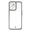 Realme C35 Kılıf Liva Lens Silikon - Mavi