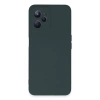 Realme C35 Kılıf Nano İçi Kadife Silikon - Koyu Yeşil