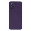 Realme C35 Kılıf Nano İçi Kadife Silikon - Mor
