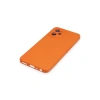 Realme C35 Kılıf Nano İçi Kadife Silikon - Turuncu