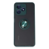 Realme C53 Kılıf Montreal Yüzüklü Silikon Kapak - Yeşil